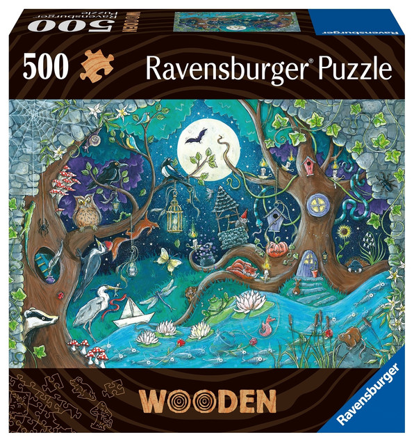Puzzle Ravensburger Drewniane Magiczny Las 500 elementów