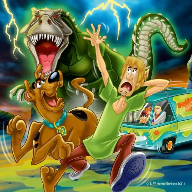 Puzzle dla dzieci 3x49 Scooby Doo Ravensburger