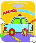Maluch koloruje auto – praca zbiorowa