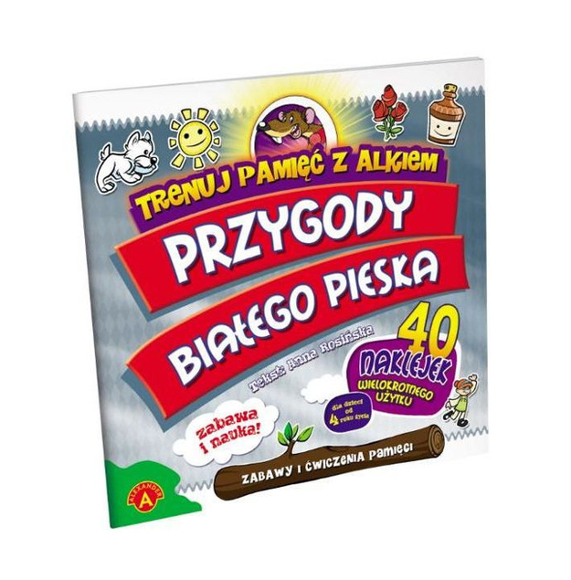 ALEXANDER, ZABAWKA EDUKACYJNA, PRZYGODY BIAŁEGO PIESKA - TRENUJ PAMIĘĆ Z ALKIEM