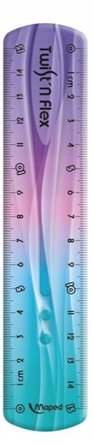 Linijka Twist'n Flex Decor niełamliwa 15cm MAPED