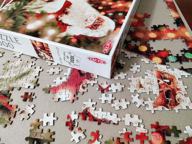 Puzzle Tactic Santa Claus 1000 elementów | Świąteczne Puzzle Finlandzkie