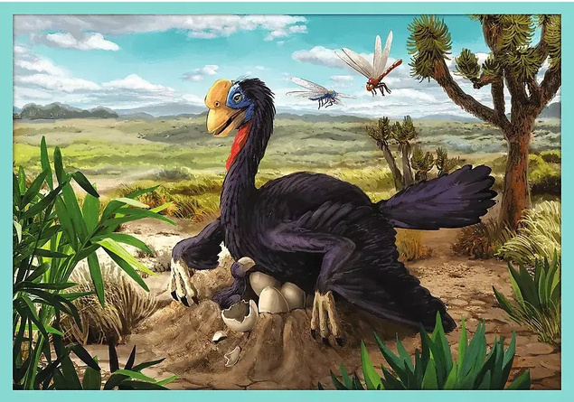 Puzzle 10w1 Układanka Gady DINOZAURY Prehistoryczne Świat 6+Trefl