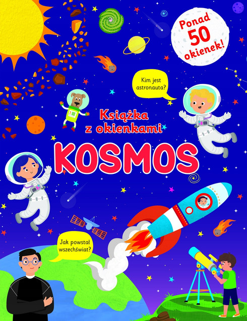 Kosmos. Książka z okienkami Helena Muszyńska (tłum.), Praca zbiorowa