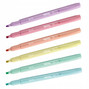 Zakreślacze Mazaki PASTELOWE Pastel 6 Kolorów Colorino 84965