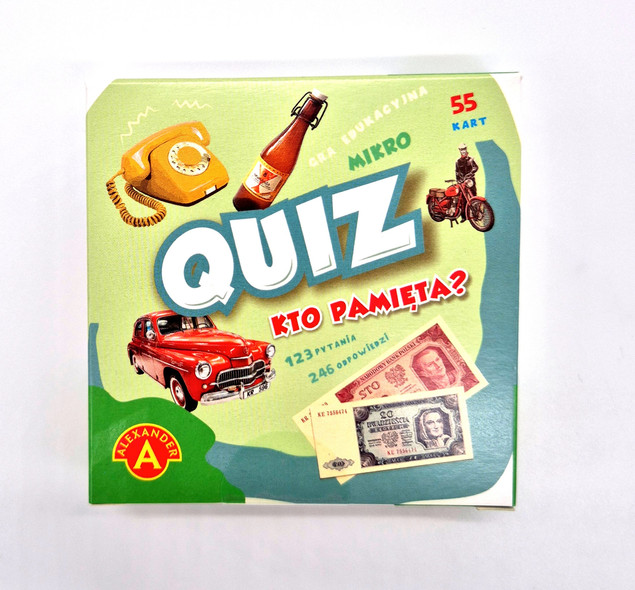Gra planszowa Mikro Quiz Kto pamięta? Alexander