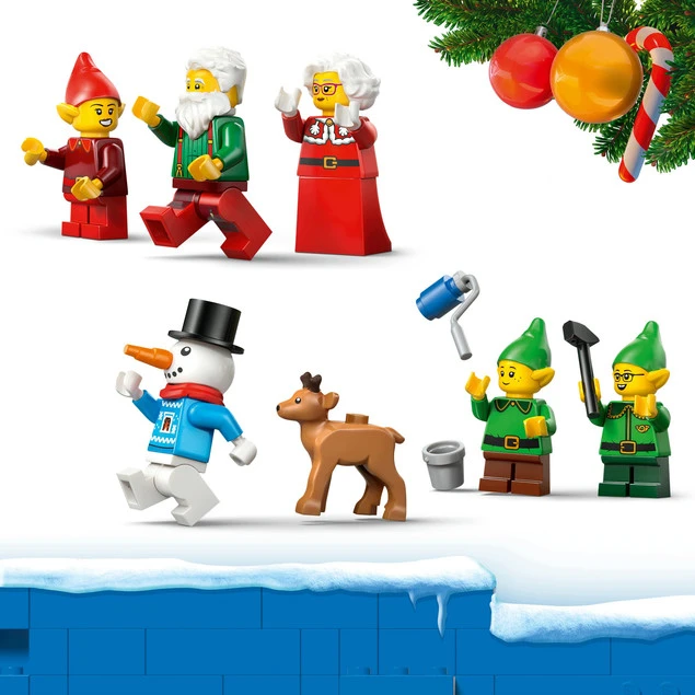 Zestaw LEGO City 60510 Kalendarz Adwentowy 2026 z elementami zabawy