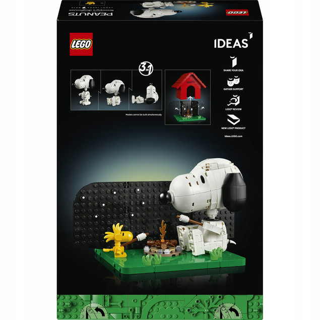 LEGO Ideas 21368 Fistaszki: Buda Snoopy'ego – Kolekcjonerski Zestaw dla Dorosłych