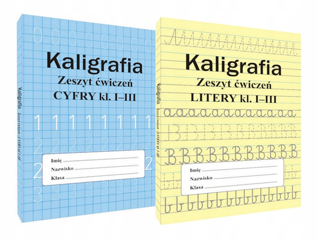 Kaligrafia Litery i Cyfry – Zeszyt ćwiczeń 1-3 SBM