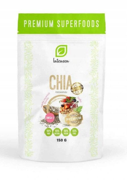 INTENSON Nasiona Chia - Szałwia hiszpańska, 150g
