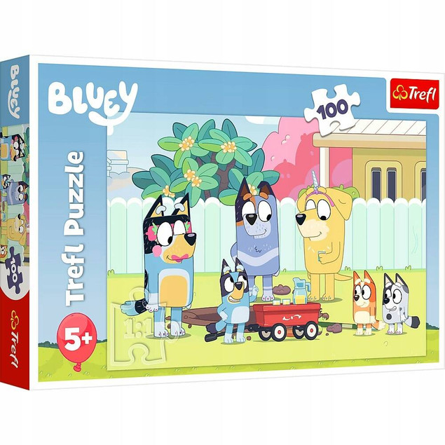 Puzzle Bluey 100 elementów – Trefl