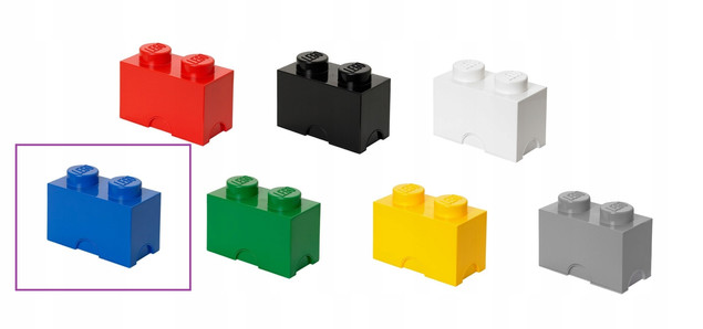 Tytuł
LEGO Storage Brick 2 Niebieski – Pojemnik na Klocki 40021731
