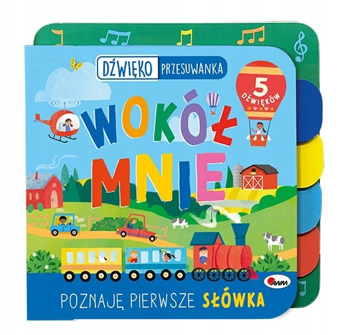 Wokół mnie Dźwiękoprzesuwanka dla dzieci
