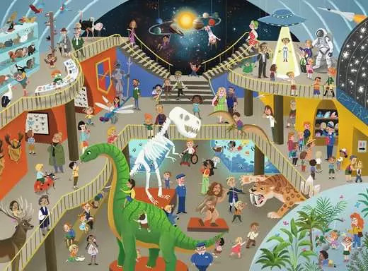 Puzzle dla dzieci 2D: Muzeum Historii Naturalnej 200 el.