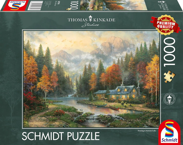 Puzzle 1000 el. Schmidt Spiele 58784 Thomas Kinkade Evening Kolorowe