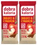 2x DOBRA KALORIA Zdrowy Baton Jabłko Cynamon 94% Owoców i Orzechów Błonnik