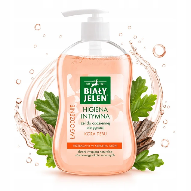 Żel do higieny intymnej Biały Jeleń z korą dębu 500 ml