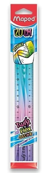 Maped Linijka Twis't Flex decor niełamliwa 20cm 