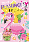 Kolorowanka Flamingi i Przyjaciele + Naklejki Z Brokatem BooksAndFun