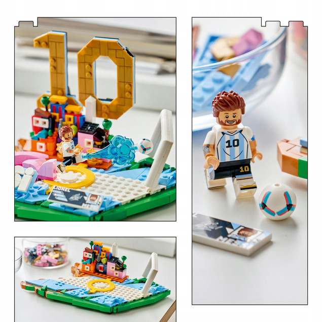 LEGO Editions 43011 Lionel Messi – Football Highlights, 500 elementów