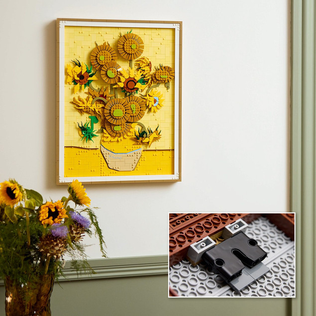 Tytuł LEGO Art 31215 Vincent van Gogh Słoneczniki – Obraz 3D Klocki Kolekcjonerskie
