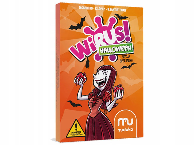 Gra Wirus! Halloween Dla Dzieci Dodatek Karty Karciana Rodzinna 8+ Muduko