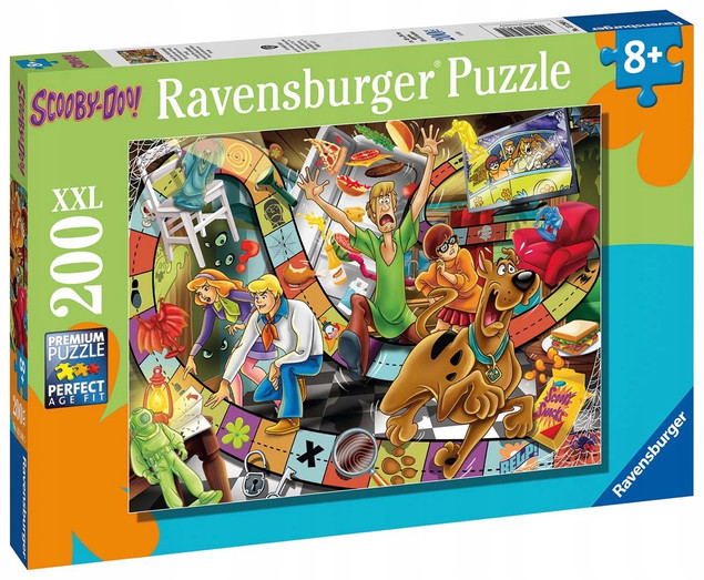 Puzzle 200 elementów Scooby Doo Ravensburger