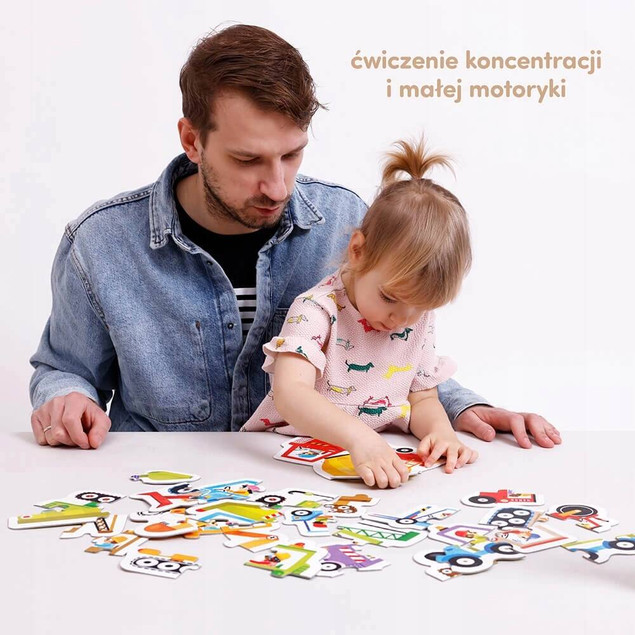 Puzzle progresywne Pojazdy na Budowie CzuCzu