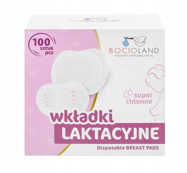 Wkładki laktacyjne Bocioland 100 szt.