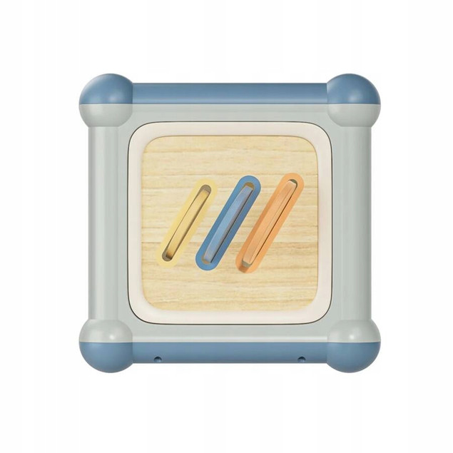 Kostka Edukacyjna Topbright Drewniana Wielofunkcyjna 10w1 Multicolor 12m+