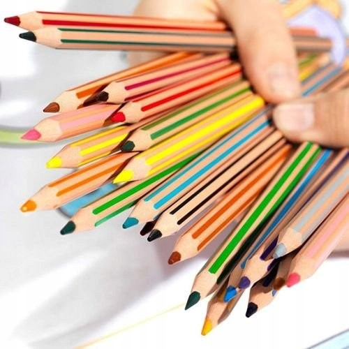 Kredki szkolne niełamliwe 24 kolory BIC Evolution