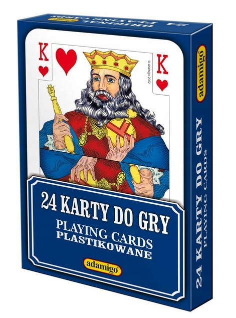 Adamigo Karty do Gry Standard 24 Listki