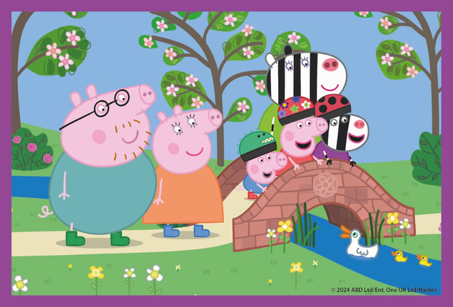 Klocki Świnka Peppa 6el