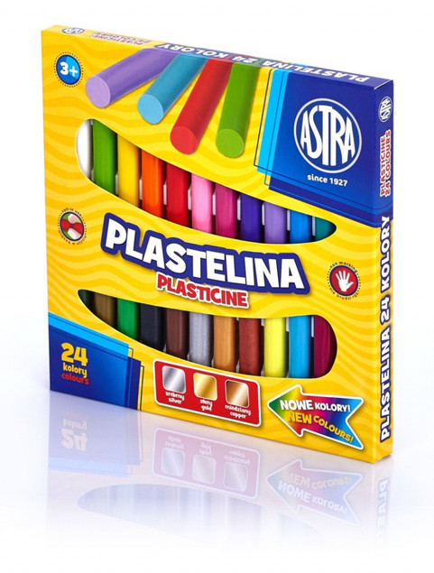 Plastelina 24 kolorów Astra
