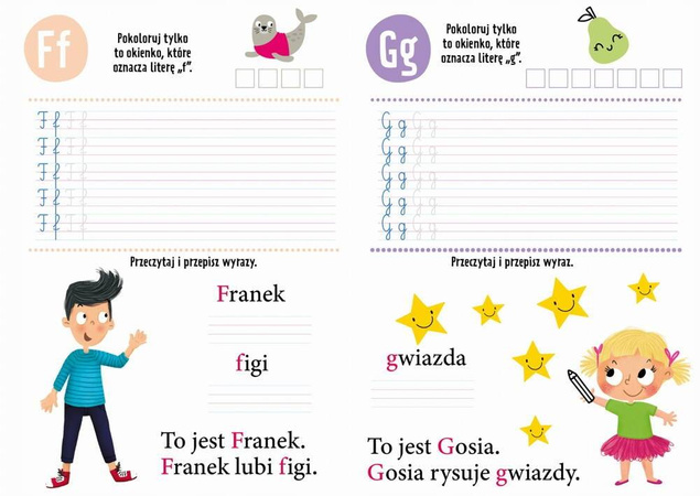 Elementarz Ćwiczenia W Pisaniu I Czytaniu BooksAndFun