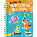 Książeczka z Wielorazowymi Naklejkami 3D Dżungla - Naklejam, Odklejam!