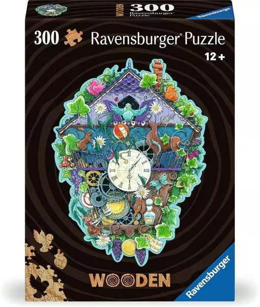 Puzzle Ravensburger Zegar z kukułką drewniane 300 elementów