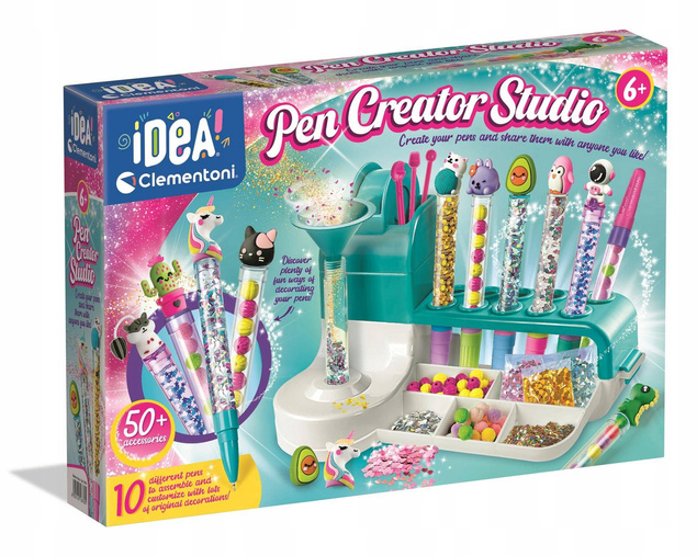 Fabryka Długopisów DIY Pen Creator Studio Kreatywne 6+ Idea Clementoni