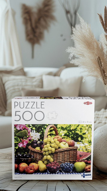 Puzzle 500 Tactic Kosz Owoców Wysoka Jakość Puzzle Lovers