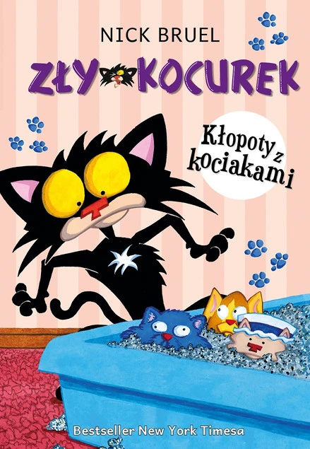 Zły Kocurek Kłopoty z kociakami - okładka