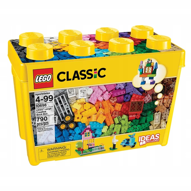 LEGO Classic Kreatywne Klocki Duże Pudełko 790 el. 4+ 10698