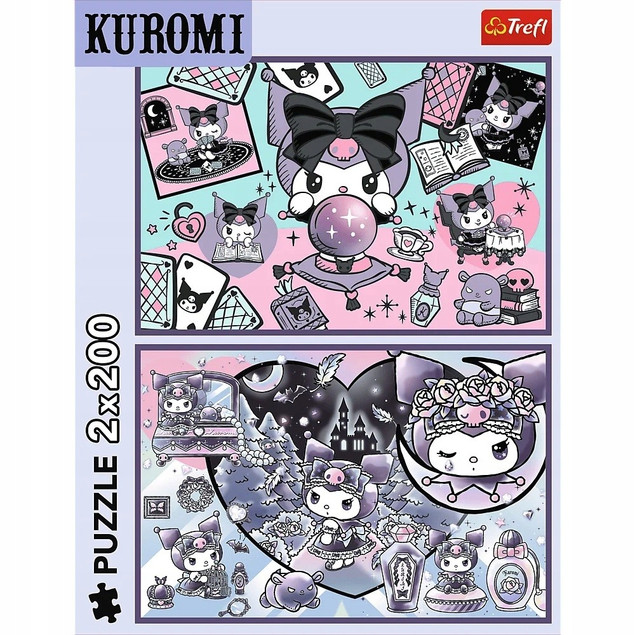 Puzzle Trefl 2x200 Kuromi Hello Kitty 400 elementów