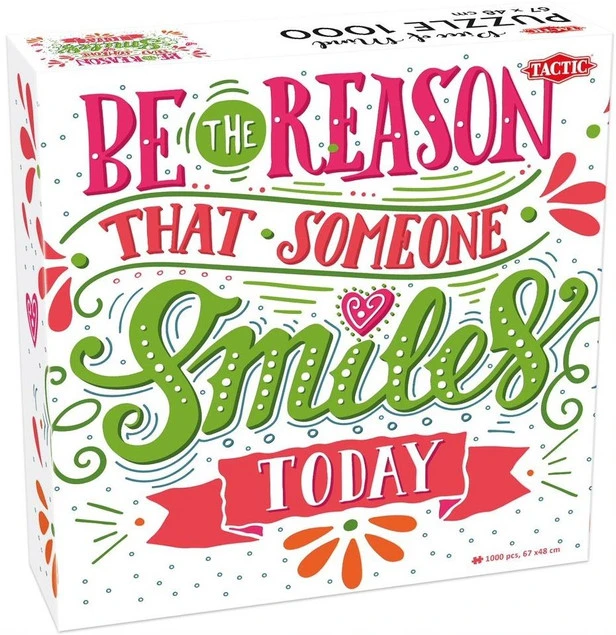 Puzzle Tactic Be the Reason Someone Smiles 1000 elementów