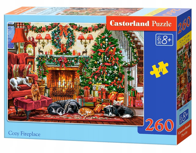 Puzzle 260 el. Cozy Fireplace Castorland