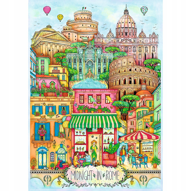Puzzle Trefl 1000 elementów O północy w Rzymie