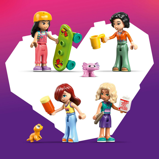 LEGO Friends 42687 Dom rodzinny Liann – domek z skateparkiem, 946 el.