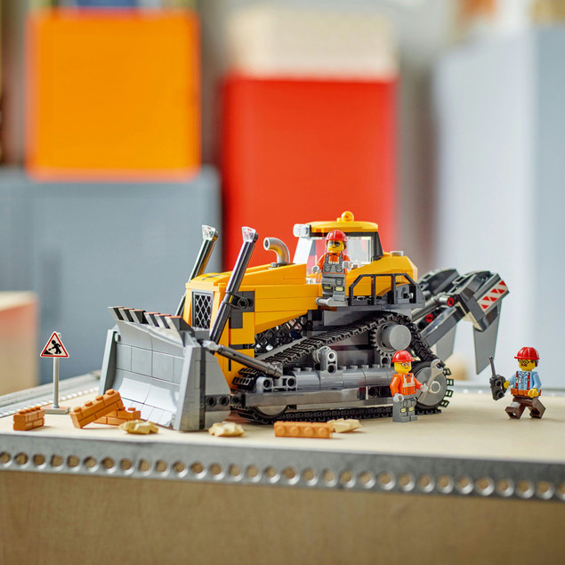 LEGO City 60466 Żółty Buldożer – Realistyczny Zestaw Budowlany