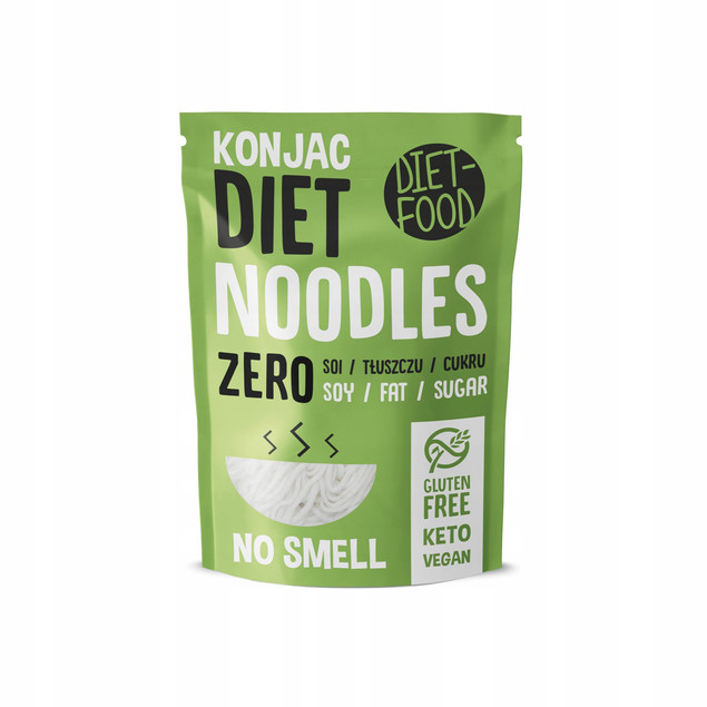 Makaron nitki Shirataki Konjac Diet Food 270 g Bezglutenowy