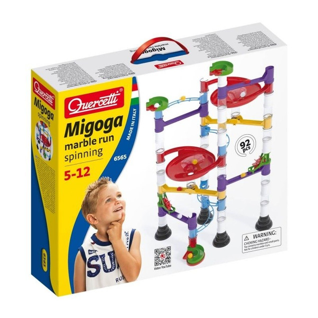 TOR KULKOWY Marble run Spinning 90el QUERCETTI 6565