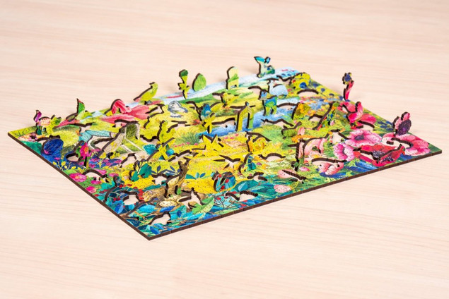 Ravensburger Drewniane Puzzle 500 elementów